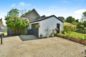 Driveway and garage- click for photo gallery